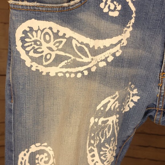 Men's Golden Jeans Signature Blanco Denim Like New Size 36 - Picture 3 of 8